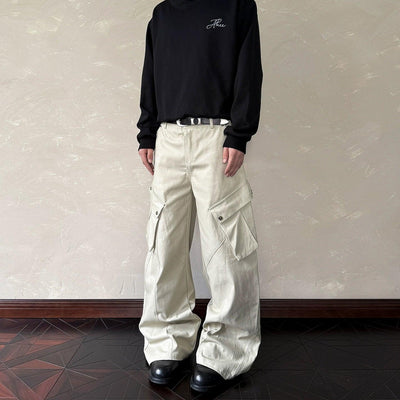 Flap Pocket Bootcut Cargo Pants