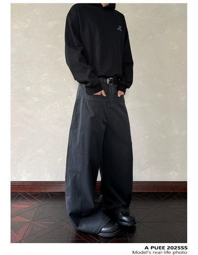 Front Pocket Seamed Pants