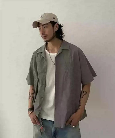 Plain Front Pocket Shirt Korean Street Fashion Shirt By In Knots Shop Online at OH Vault