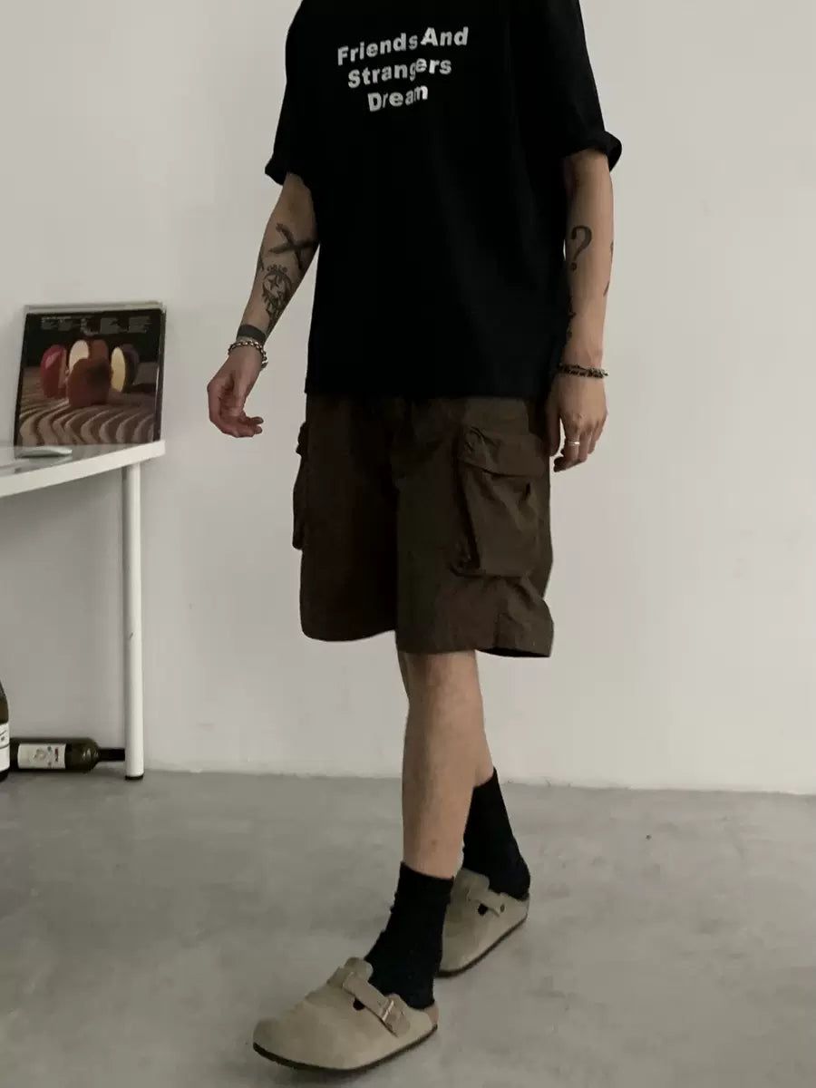 Side Pockets Nylon Shorts Korean Street Fashion Shorts By In Knots Shop Online at OH Vault