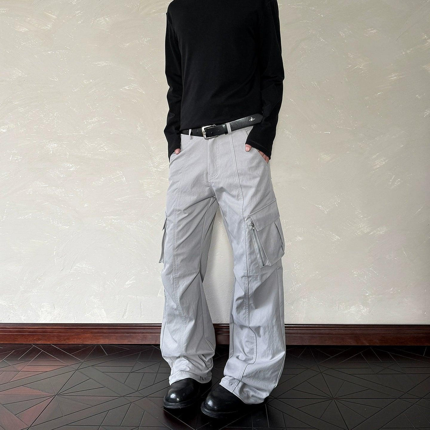 Multi Side Pockets Cargo Pants Korean Street Fashion Pants By A PUEE Shop Online at OH Vault
