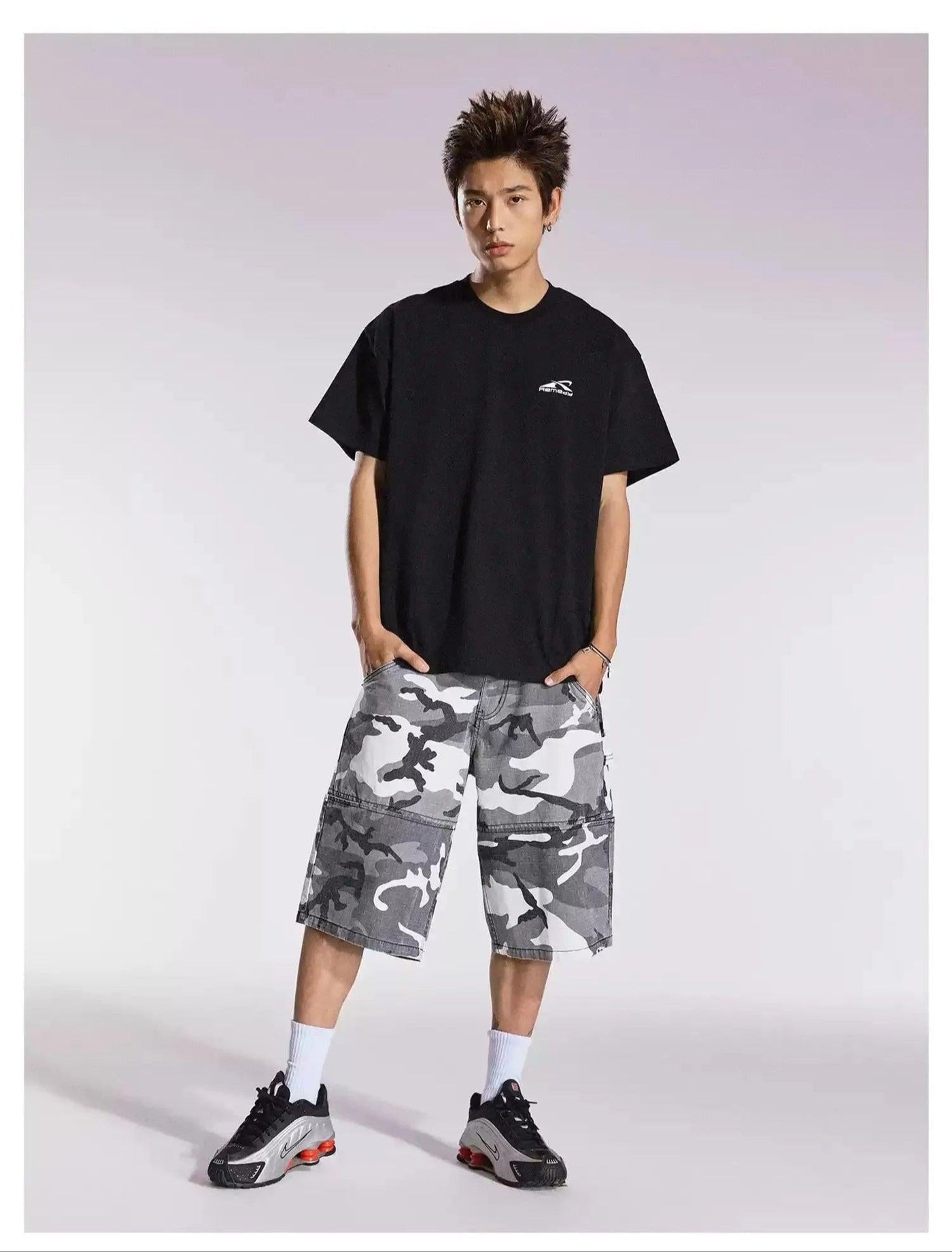 Boxy Fit Casual Style T-Shirt Korean Street Fashion T-Shirt By Remedy Shop Online at OH Vault