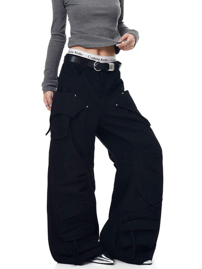 Tilt Multiple Pockets Pants Korean Street Fashion Pants By Blacklists Shop Online at OH Vault