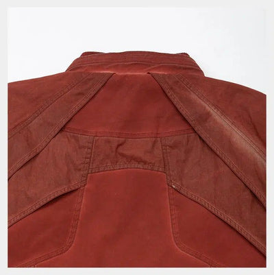 Structured Armor Short Jacket Korean Street Fashion Jacket By D5OVE Shop Online at OH Vault