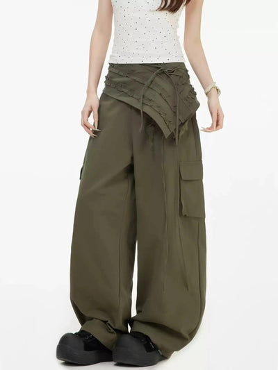 Avant Garde Styling Cargo Pants Korean Street Fashion Pants By INS Korea Shop Online at OH Vault