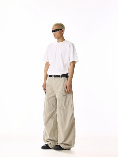 Faded Utility Pockets Cargo Pants Korean Street Fashion Pants By MEBXX Shop Online at OH Vault