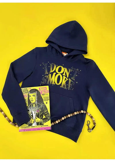 Faded Logo Emphasis Hoodie Korean Street Fashion Hoodie By Donsmoke Shop Online at OH Vault