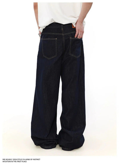 Wide Loose Fit Jeans Korean Street Fashion Jeans By Mr Nearly Shop Online at OH Vault