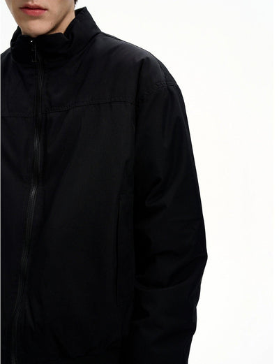 Stand Collar Ribbed Hem Padded Jacket Korean Street Fashion Jacket By MaxDstr Shop Online at OH Vault