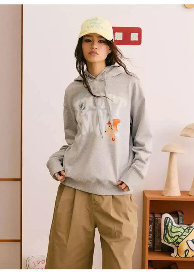 Spray Paint Logo Hoodie Korean Street Fashion Hoodie By Donsmoke Shop Online at OH Vault