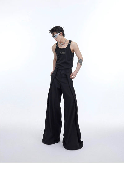 Metal Link Straps Tank Top Korean Street Fashion Tank Top By Argue Culture Shop Online at OH Vault