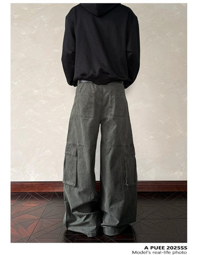 Utility Pocket Wide Leg Cargo Pants