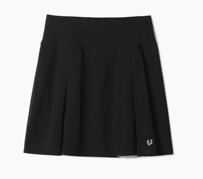 Contrast Pleated Quick Dry Skirt Korean Street Fashion Skirt By UMAMIISM Shop Online at OH Vault