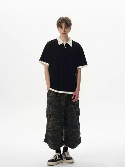 Collegiate Clean Fit Polo Korean Street Fashion Polo By MaxDstr Shop Online at OH Vault