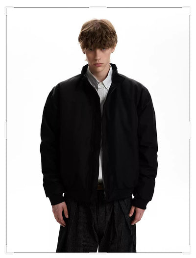 Clean Fit Bomber Jacket Korean Street Fashion Jacket By A PUEE Shop Online at OH Vault