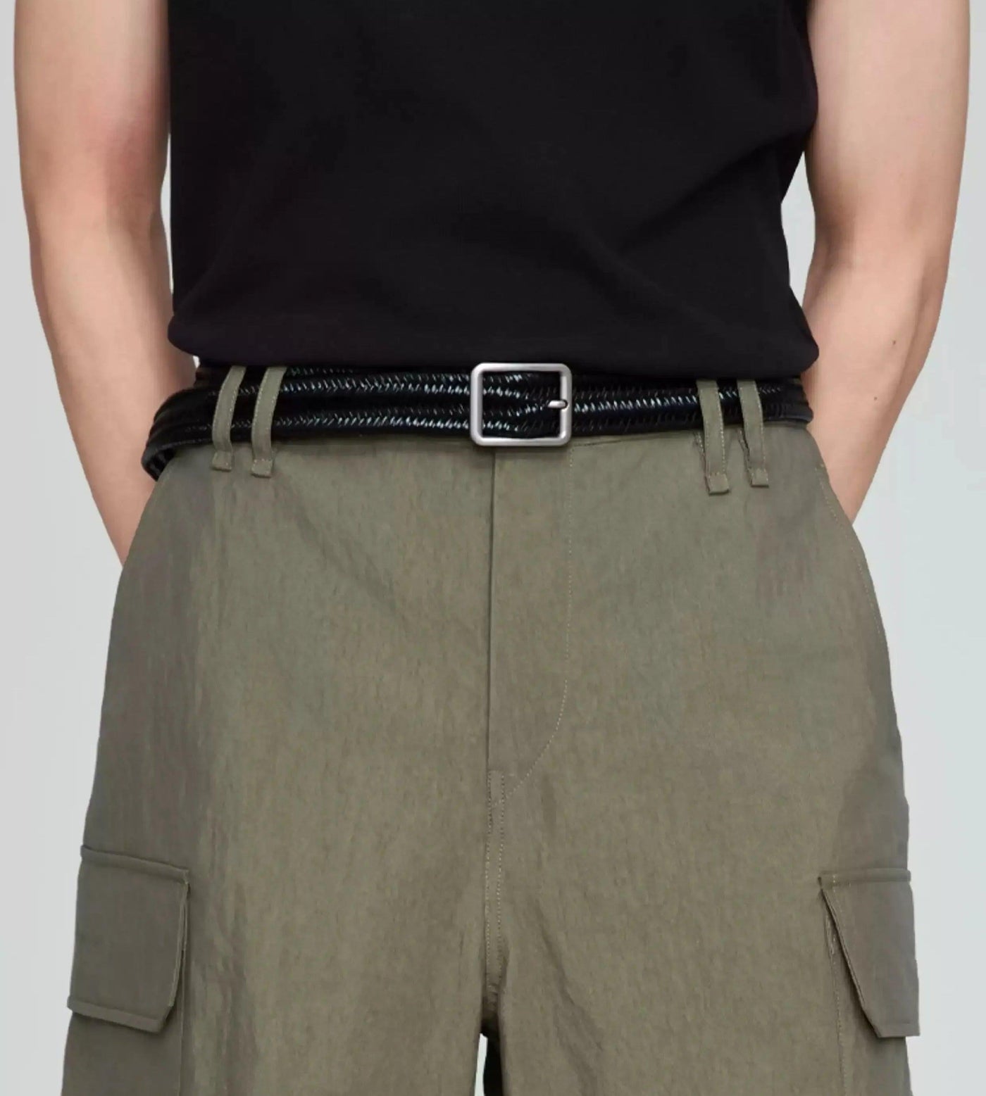 Woven Buckle Belt Korean Street Fashion Belt By Opicloth Shop Online at OH Vault