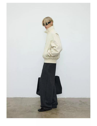 Clean Fit Bomber Jacket Korean Street Fashion Jacket By Terra Incognita Shop Online at OH Vault