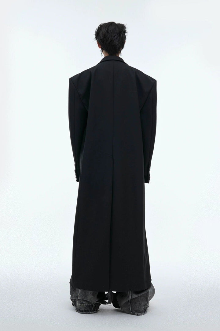 CLANE ★ PEAKED LAPEL OVER LONG COAT CLANE♡PEAKED LAPEL OVER LONG COAT Peak Lapel Overcoat - Etsy