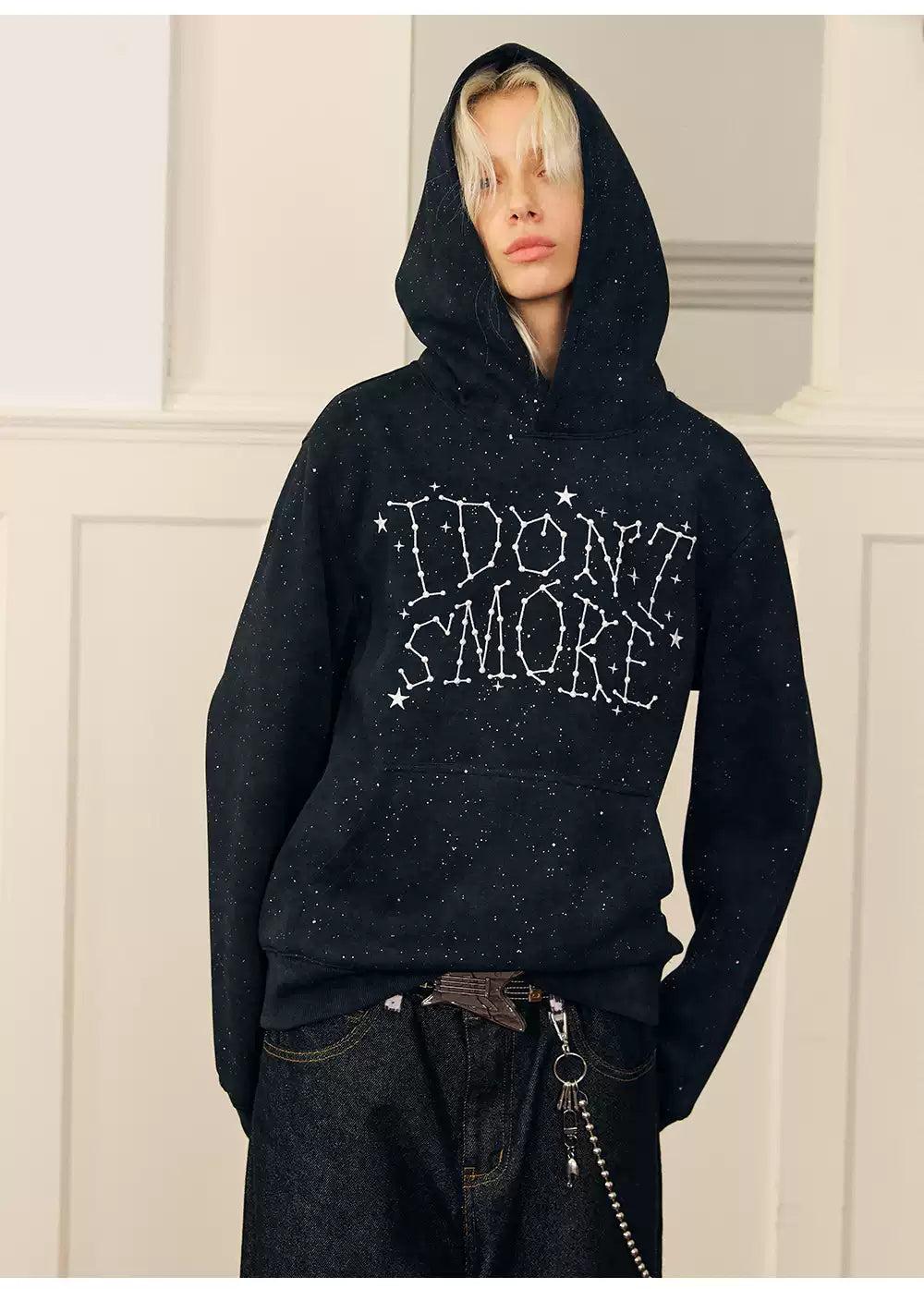 Constellation Stardust Hoodie Korean Street Fashion Hoodie By Donsmoke Shop Online at OH Vault