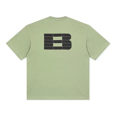 Block Detail Letter T-Shirt Korean Street Fashion T-Shirt By Boneless Shop Online at OH Vault