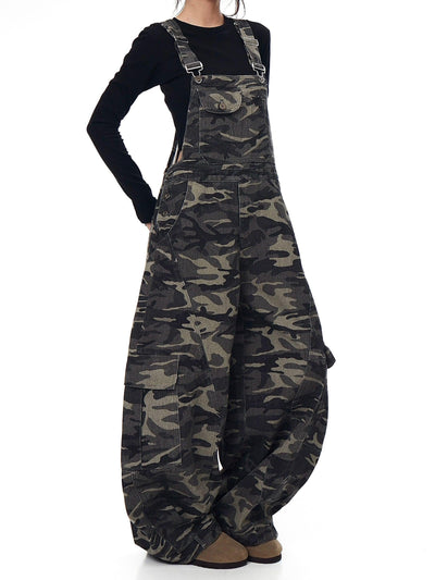 Camouflage Print Overall Korean Street Fashion Overall By Blacklists Shop Online at OH Vault