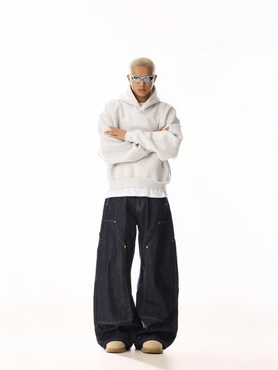 Outline Regular Cut Jeans Korean Street Fashion Jeans By MEBXX Shop Online at OH Vault