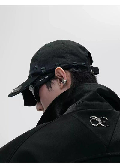 Grunge Style Multi-Detail Hat Korean Street Fashion Hat By Argue Culture Shop Online at OH Vault