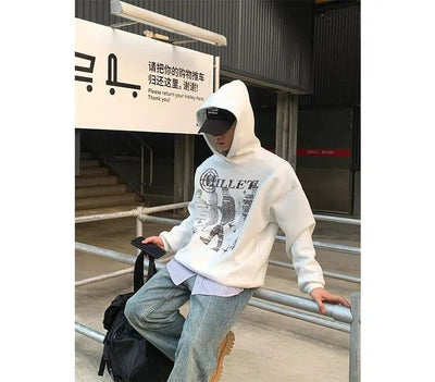 Millet Graphic Hoodie Korean Street Fashion Hoodie By Poikilotherm Shop Online at OH Vault