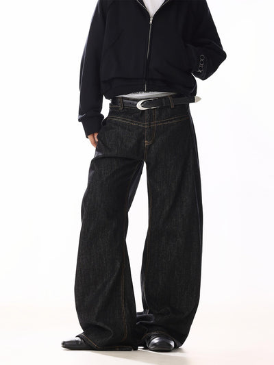 Wide Cut Versatile Jeans Korean Street Fashion Jeans By MEBXX Shop Online at OH Vault