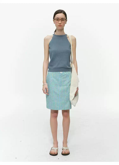 Wool Blend Halter Neck Knit Vest Korean Street Fashion Vest By Country Moment Shop Online at OH Vault