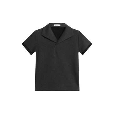 Chic Collared T-Shirt Korean Street Fashion T-Shirt By Funky Fun Shop Online at OH Vault