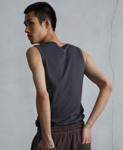 Relaxed Fit Tank Top Korean Street Fashion Tank Top By Opicloth Shop Online at OH Vault