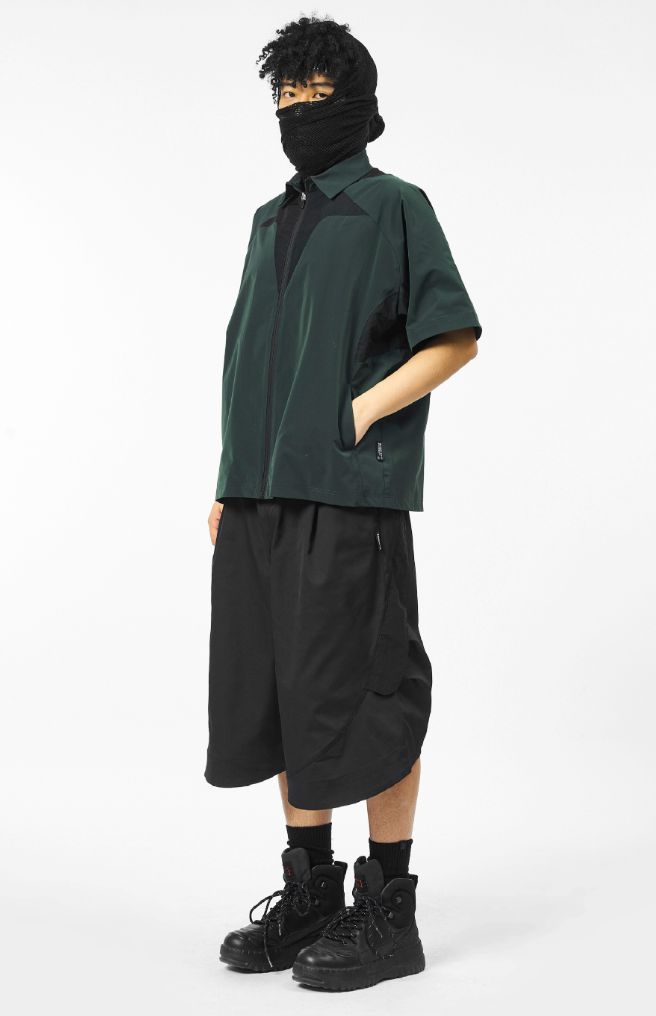 Ruched Drawstring Pleats Shorts Korean Street Fashion Shorts By Symbiotic Effect Shop Online at OH Vault
