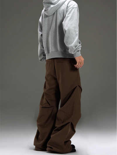 Casual Side Pleated Pants Korean Street Fashion Pants By MaxDstr Shop Online at OH Vault