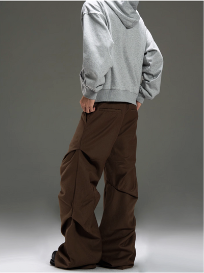 Casual Side Pleated Pants Korean Street Fashion Pants By MaxDstr Shop Online at OH Vault