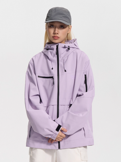 Waterproof Mountaineering Hooded Short & Long Jacket Set Korean Street Fashion Clothing Set By WORKSOUT Shop Online at OH Vault