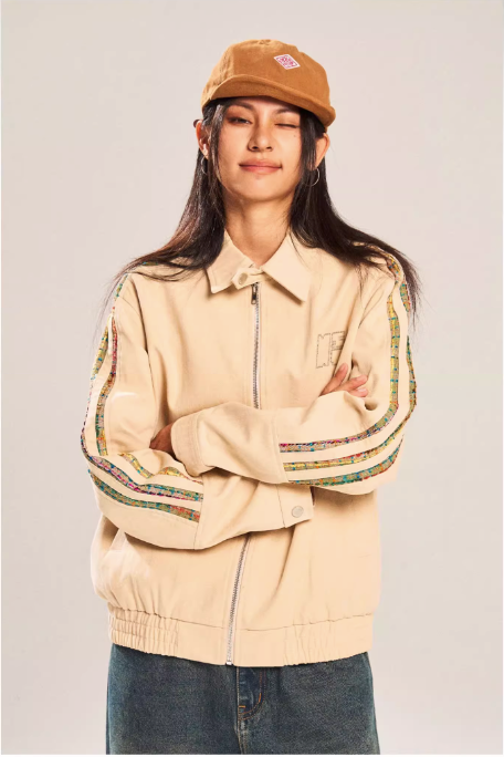 Side Bar Lace Collared Jacket Korean Street Fashion Jacket By New Start Shop Online at OH Vault