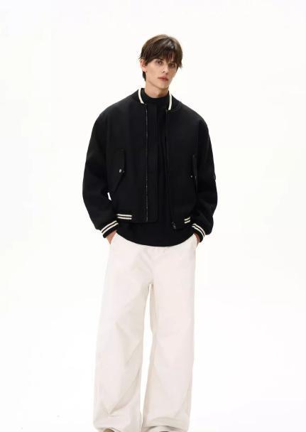 Contrast Lining Clean Fit Jacket Korean Street Fashion Jacket By MaxDstr Shop Online at OH Vault