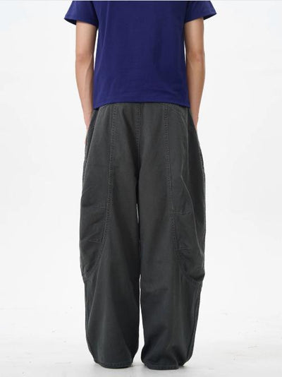 Slant Pocket Baggy Fit Pants Korean Street Fashion Pants By 77Flight Shop Online at OH Vault