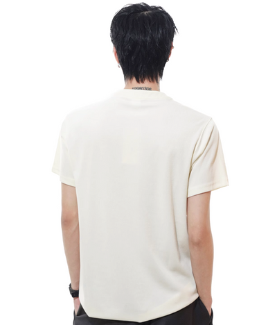 Textured Henley Collar T-Shirt Korean Street Fashion T-Shirt By Mr Nearly Shop Online at OH Vault