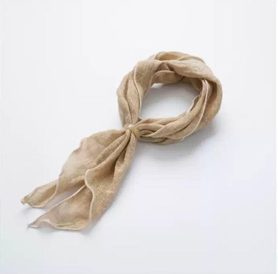 Minimal Solid Textured Scarf Korean Street Fashion Scarf By 11St Crops Shop Online at OH Vault