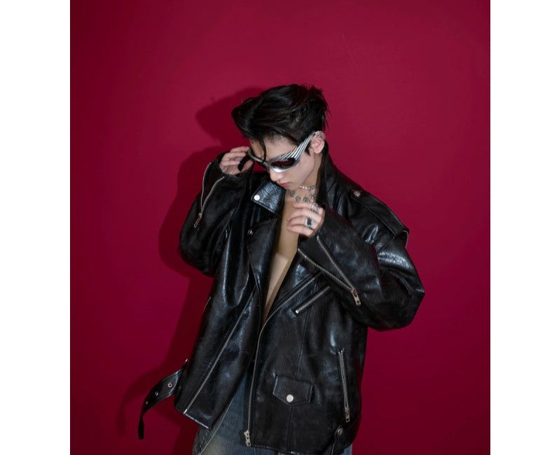 Strap Belt Leather Vest Korean Street Fashion Vest By Argue Culture Shop Online at OH Vault