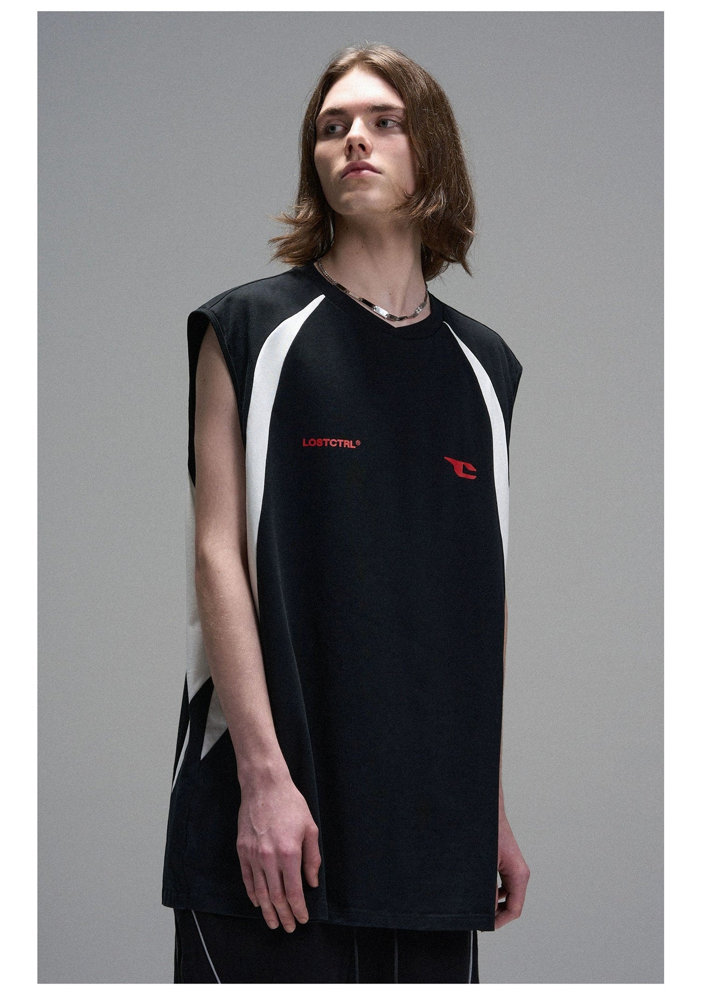 Blade Splices Racing Tank Top Korean Street Fashion Tank Top By Lost CTRL Shop Online at OH Vault