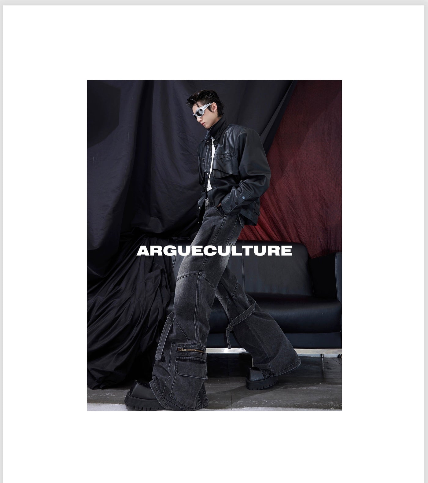 Straps and Zippers Jeans Korean Street Fashion Jeans By Argue Culture Shop Online at OH Vault