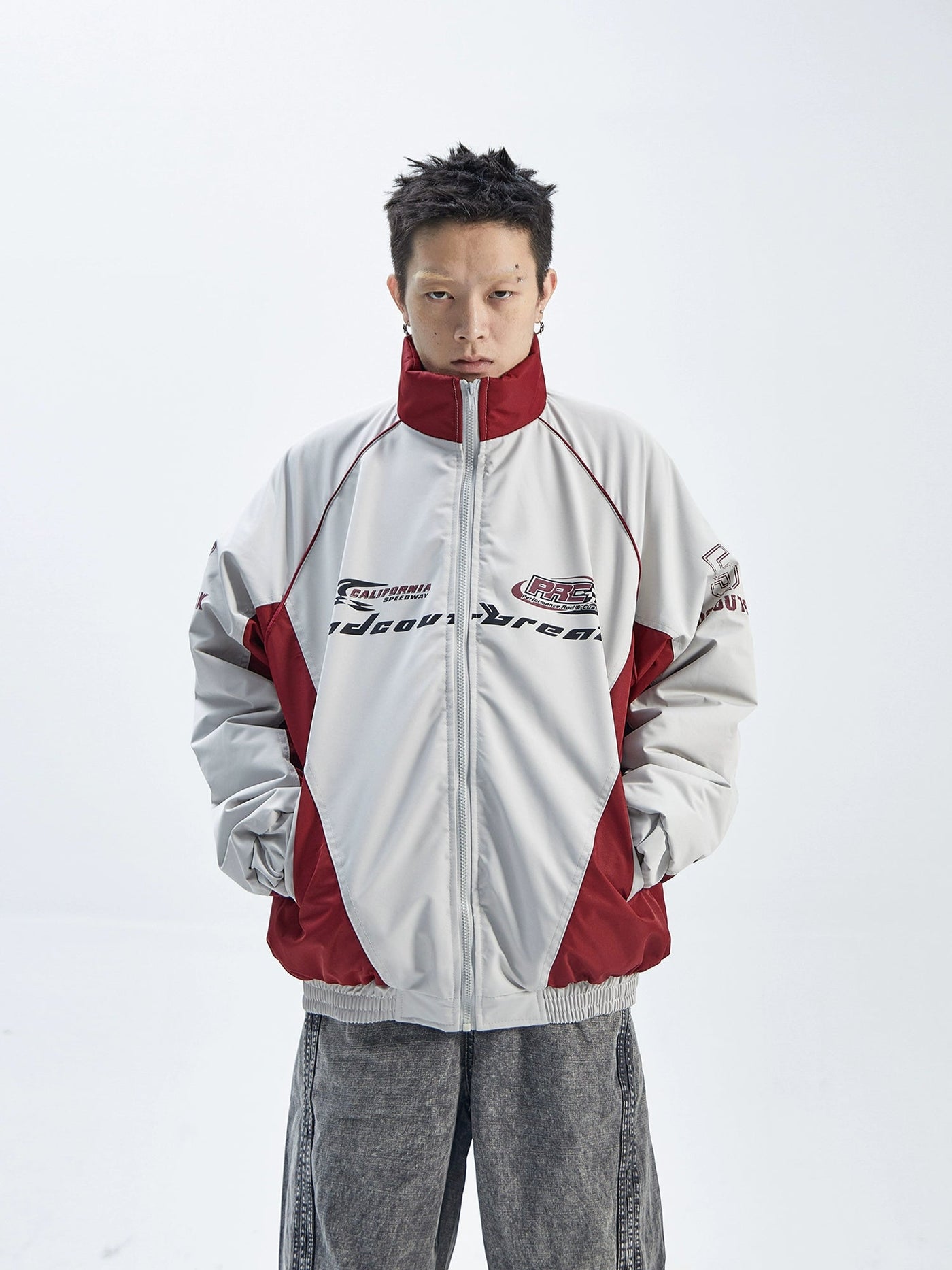 Sports Style Blades Jacket Korean Street Fashion Jacket By Ash Dark Shop Online at OH Vault