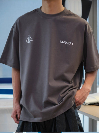 Classic Logo Printed T-Shirt Korean Street Fashion T-Shirt By 7440 37 1 Shop Online at OH Vault