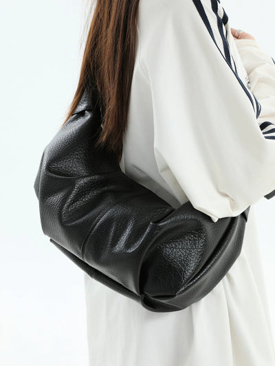 Versatile PU Leather Shoulder/Crossbody Bag Korean Street Fashion Bag By INS Korea Shop Online at OH Vault