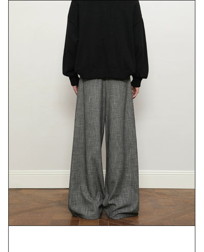 Belted Loose Fit Trousers Korean Street Fashion Trousers By A PUEE Shop Online at OH Vault