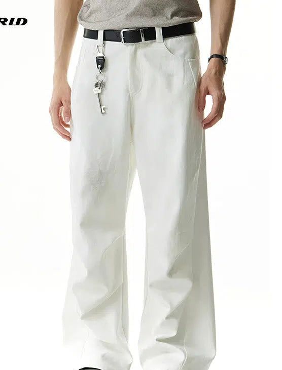 Solid Color Bootcut Pants Korean Street Fashion Pants By Cro World Shop Online at OH Vault