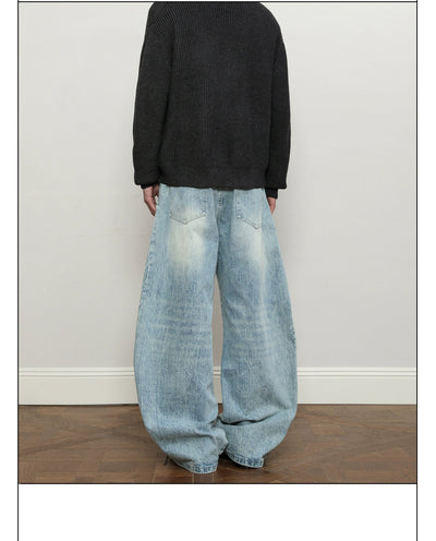 Bamboo Pattern Scimitar Jeans Korean Street Fashion Jeans By A PUEE Shop Online at OH Vault